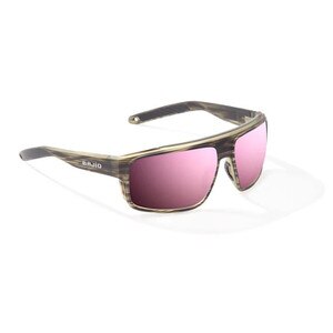 Bajio Greenland Sunglasses Polarized in Grey Grass Matte with Rose Mirror Glass